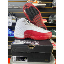 Load image into Gallery viewer, AIR JORDAN 12 CHERRY GS SZ 7Y