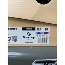 Load image into Gallery viewer, SAUCONY PROGRID OMNI 9 JEA TIPS TO DO LIST TAN SZ 11.5