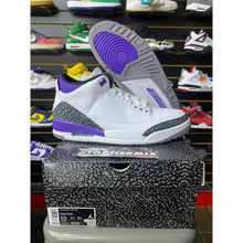 Load image into Gallery viewer, AIR JORDAN 3 DARK IRIS SZ 13 BRAND NEW