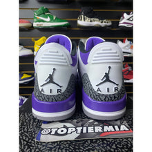 Load image into Gallery viewer, AIR JORDAN 3 DARK IRIS SZ 13 BRAND NEW