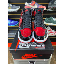 Load image into Gallery viewer, AIR JORDAN 1 PATENT BRED SZ 10.5