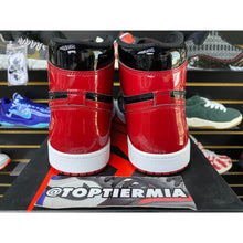 Load image into Gallery viewer, AIR JORDAN 1 PATENT BRED SZ 10.5