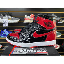 Load image into Gallery viewer, AIR JORDAN 1 PATENT BRED SZ 10.5