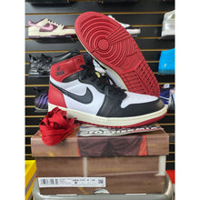 Load image into Gallery viewer, AIR JORDAN 1 BLACK TOE REIMAGINED SZ 9.5