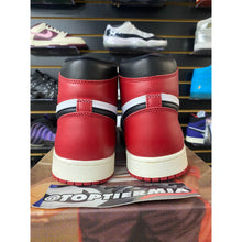 Load image into Gallery viewer, AIR JORDAN 1 BLACK TOE REIMAGINED SZ 9.5