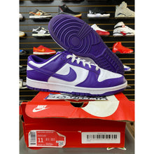 Load image into Gallery viewer, NIKE DUNK LOW CHAMPIONSHIP PURPLE SZ 11