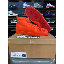 Load image into Gallery viewer, CHRISTIAN LOUBOUTIN ORANGE SUEDE sz 40.5