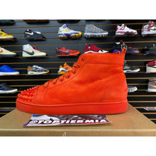 Load image into Gallery viewer, CHRISTIAN LOUBOUTIN ORANGE SUEDE sz 40.5