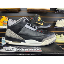 Load image into Gallery viewer, AIR JORDAN 3 BLACK CEMENT 2024 SZ 8