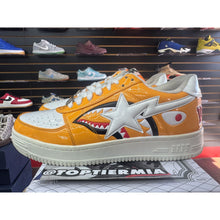 Load image into Gallery viewer, BAPESTA M1 LOW SHARK FACE ORANGE SZ 9.5