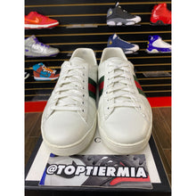 Load image into Gallery viewer, gucci ace low leather white sz 11uk/11.5us
