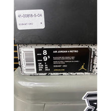 Load image into Gallery viewer, AIR JORDAN 4 BRED SZ 8
