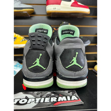 Load image into Gallery viewer, AIR JORDAN 4 GREEN GLOW SZ 10