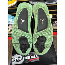 Load image into Gallery viewer, AIR JORDAN 4 GREEN GLOW SZ 10