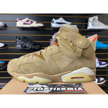 Load image into Gallery viewer, AIR JORDAN 6 TRAVIS SCOTT BRITISH KHAKI SZ 11