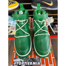 Load image into Gallery viewer, AIR FORCE 1 MID OFF WHITE PINE GREEN SZ 8.5 BRAND NEW