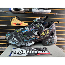 Load image into Gallery viewer, REEBOK INSTAPUMP FURY VETEMENTS BLACK SCRIBBLE SZ 7.5