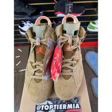 Load image into Gallery viewer, AIR JORDAN 6 TRAVIS SCOTT BRITISH KHAKI SZ 9