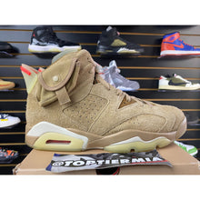 Load image into Gallery viewer, AIR JORDAN 6 TRAVIS SCOTT BRITISH KHAKI SZ 9