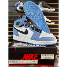 Load image into Gallery viewer, AIR JORDAN 1 HIGH OG UNIVERSITY BLUE (GS) SZ 5Y