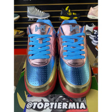 Load image into Gallery viewer, BAPE ROADSTA METALLIC PINK BLUE SZ 8.5