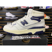 Load image into Gallery viewer, NEW BALANCE 650R AIME LEON DORE WHITE NAVY SZ 11 BRAND NEW