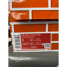 Load image into Gallery viewer, nike air force 1 mid off white varsity maize sz 9