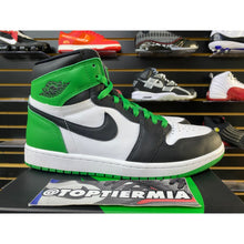 Load image into Gallery viewer, air jordan 1 high lucky green sz 8.5