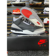 Load image into Gallery viewer, air jordan 3 black cement 2024 sz 9.5