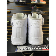 Load image into Gallery viewer, AIR FORCE 1 MID SUPREME WHITE SZ 10.5