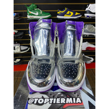 Load image into Gallery viewer, AIR KIY METALLIC SILVER PURPLE sz 9.5 BRAND NEW