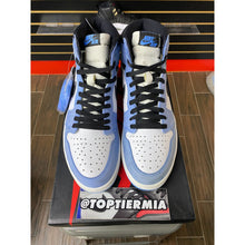 Load image into Gallery viewer, AIR JORDAN 1 HIGH UNIVERSITY BLUE SZ 11