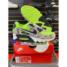 Load image into Gallery viewer, AIR MAX 90 GREEN CAMO SZ 8.5 BRAND NEW