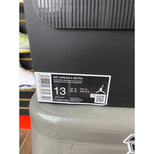 Load image into Gallery viewer, AIR JORDAN 4 RARE AIR (GOLD LETTERING) SZ 13 BRAND NEW