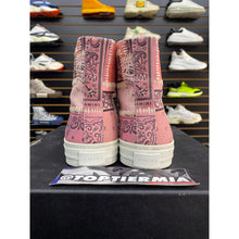 Load image into Gallery viewer, AMIRI SUNSET BANDANA RECONSTRUCTED SALMON SZ 10