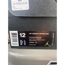 Load image into Gallery viewer, AIR JORDAN 11 LOW EMERALD SZ 12 BRAND NEW