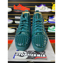 Load image into Gallery viewer, christian louboutin spikes green lagoon sz 43eu/9.5us
