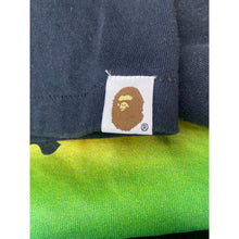 Load image into Gallery viewer, BAPE RAINBOW BIG HEAD APE TEE BLACK SZ XL