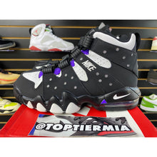 Load image into Gallery viewer, NIKE AIR MAX CB 94 BLACK WHITE PURPLE SZ 6Y