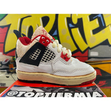 Load image into Gallery viewer, sky jordan 4 fire red 1989 sz 9.5c BRAND NEW