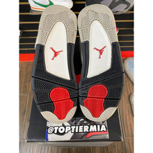 Load image into Gallery viewer, AIR JORDAN 4 WHITE CEMENT SZ 6.5Y
