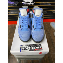 Load image into Gallery viewer, AIR JORDAN 4 UNIVERSITY BLUE SZ 11