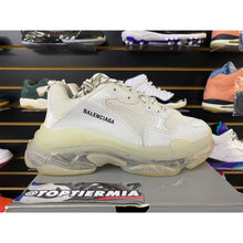 Load image into Gallery viewer, BALENCIAGA TRIPLE S CLEAR SOLE WHITE SZ 10