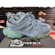 Load image into Gallery viewer, BALENCIAGA TRACK CLEAR SOLE LIGHT BLUE SZ 41/8