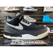 Load image into Gallery viewer, AIR JORDAN 3 TINKER HATFIELD BLACK CEMENT GOLD SZ 8