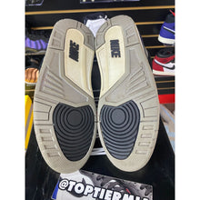 Load image into Gallery viewer, AIR JORDAN 3 TINKER HATFIELD BLACK CEMENT GOLD SZ 8