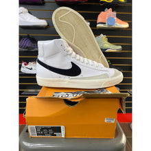 Load image into Gallery viewer, NIKE BLAZER MID 77 VINTAGE WHITE BLACK SZ 10