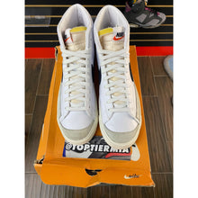 Load image into Gallery viewer, NIKE BLAZER MID 77 VINTAGE WHITE BLACK SZ 10