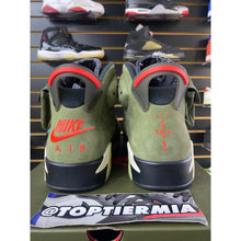 Load image into Gallery viewer, AIR JORDAN 6 TRAVIS SCOTT OLIVE SZ 9.5
