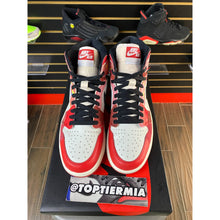 Load image into Gallery viewer, AIR JORDAN 1 HIGH OG SPIDERMAN ACROSS THE SPIDER-VERSE SZ 9